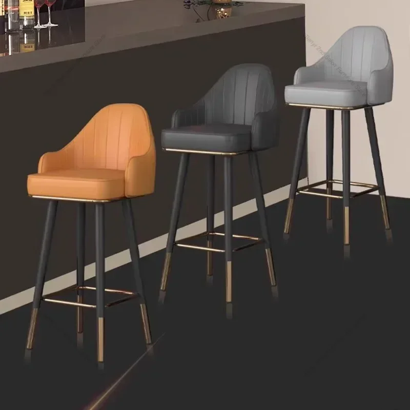 High Stool Nordic Bar Chairs Swivel Relax Modern Reception Bar Chairs Adjustable Italian Design Furniture Barkrukken LLBC