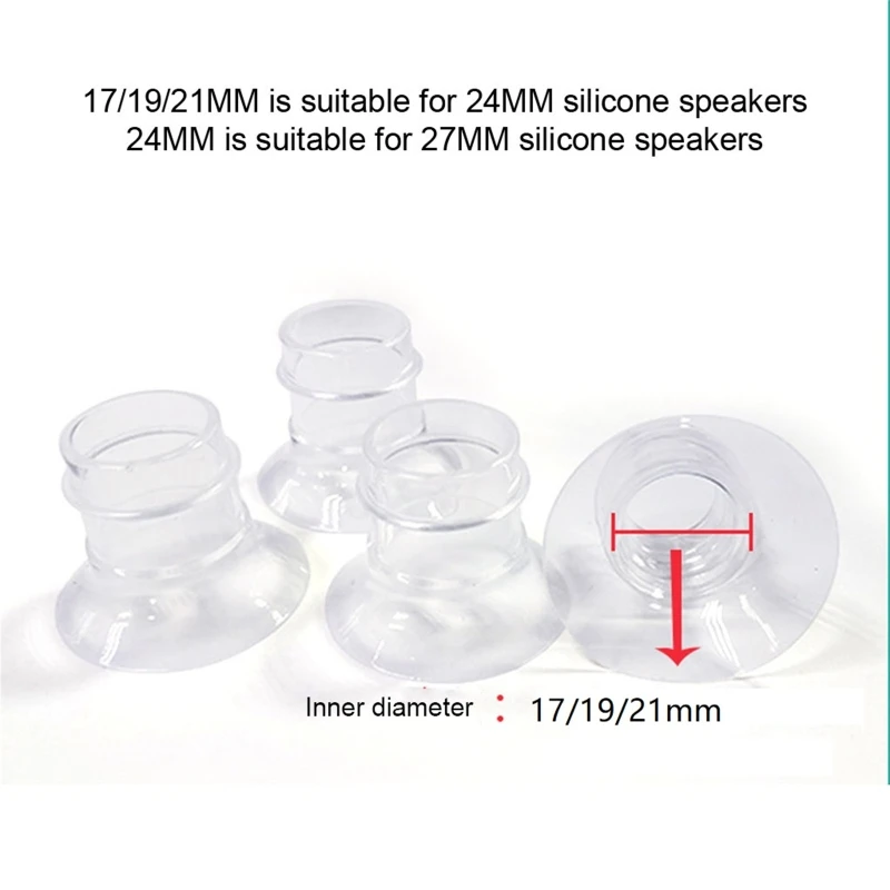 17/19/21mm Breast Funnel Inserts Plug-in Different Size Converter Small Nipple Horn Adapter