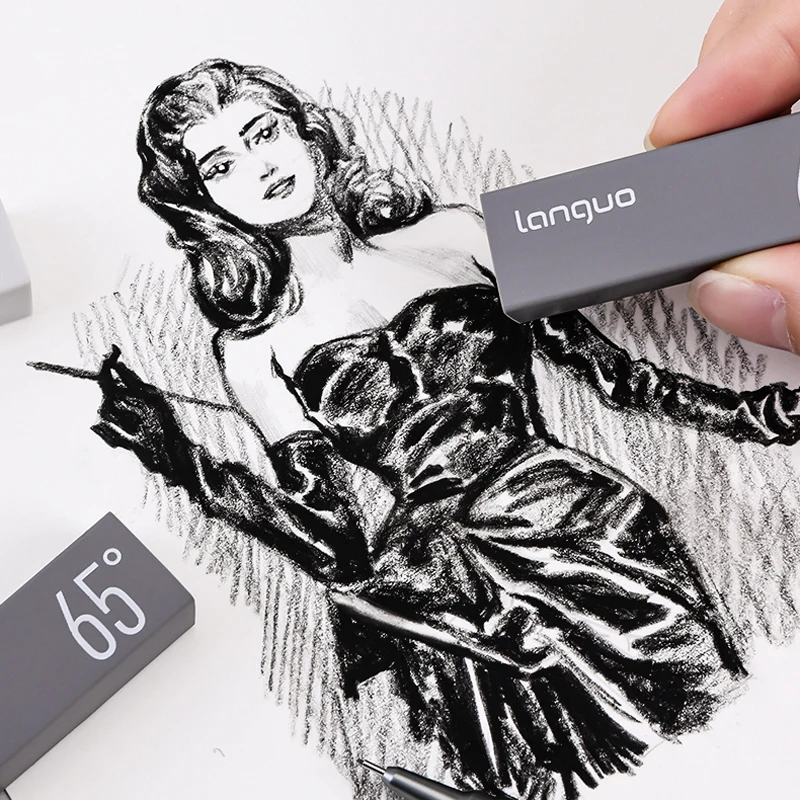 3 Pcs/Set Painting Specific Eraser for Drawing Highlighting Brightening Charcoal Pencil & Pastel Artists Works Stationery