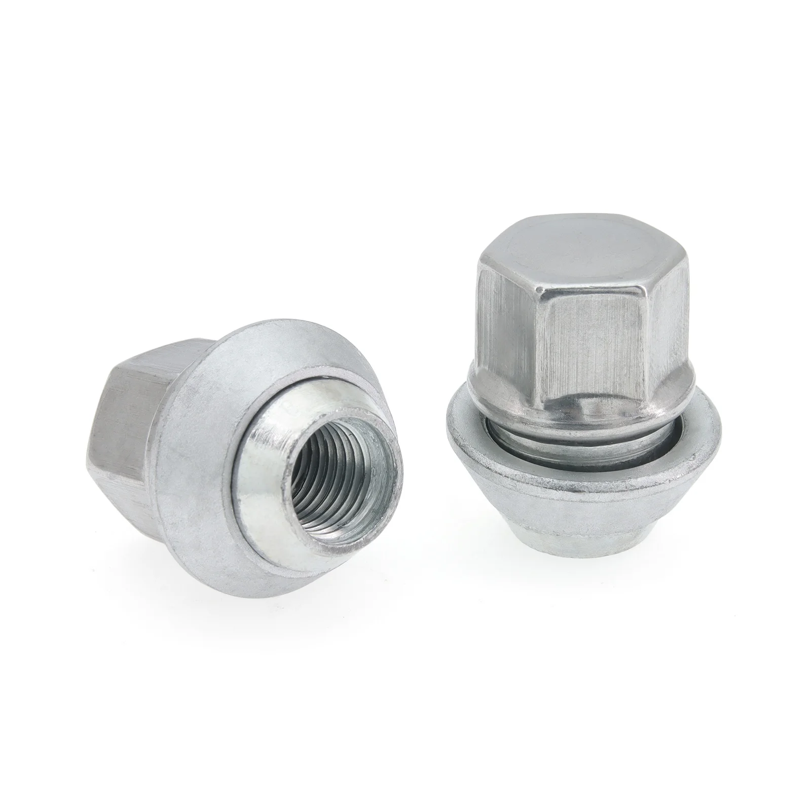 Lot 20 écrous Roue Chromés Lot De 20 écrous De Roue M12 X 1,5 OEM Factory Pour Ford écrous De Roue Compatibles Fiesta Focus Fusion - 5