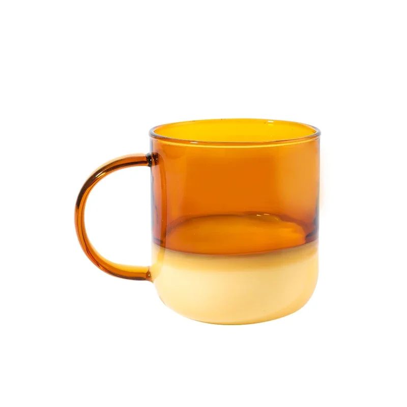 Mainstays Amber Camp Glass Mug, 18 oz , Heat-Resistant Borosilicate Glass