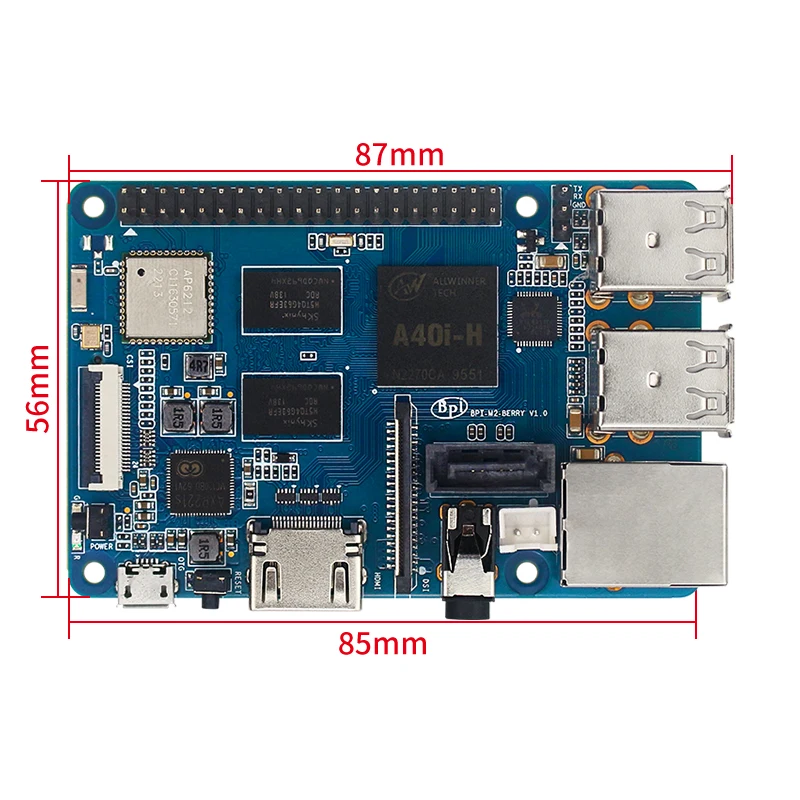 ٳ  BPI-M2   ھ Cortex A7 Allwinner A40i CPU 1G DDR ũ   3 MIPI DSI ̽ ٳ  M2 