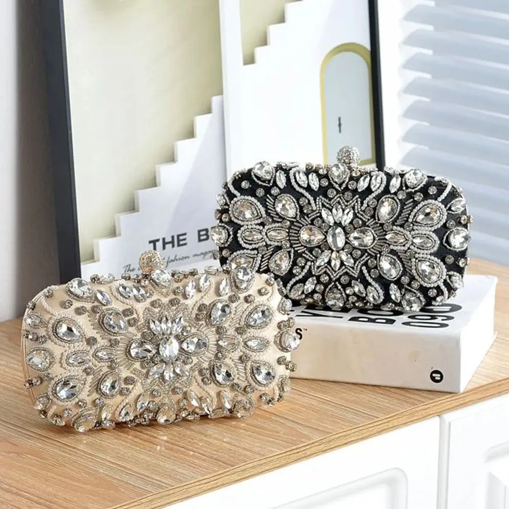 Luxury Rhinestone Clutch Bag for Women Wedding Party