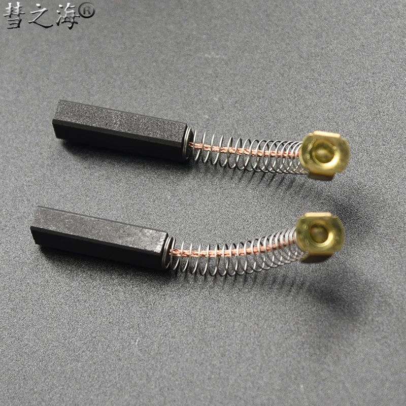 Dc Motor Spring 10PC D374N high carbon material DC motor spring carbon brush 5 * 8 * 25 ...