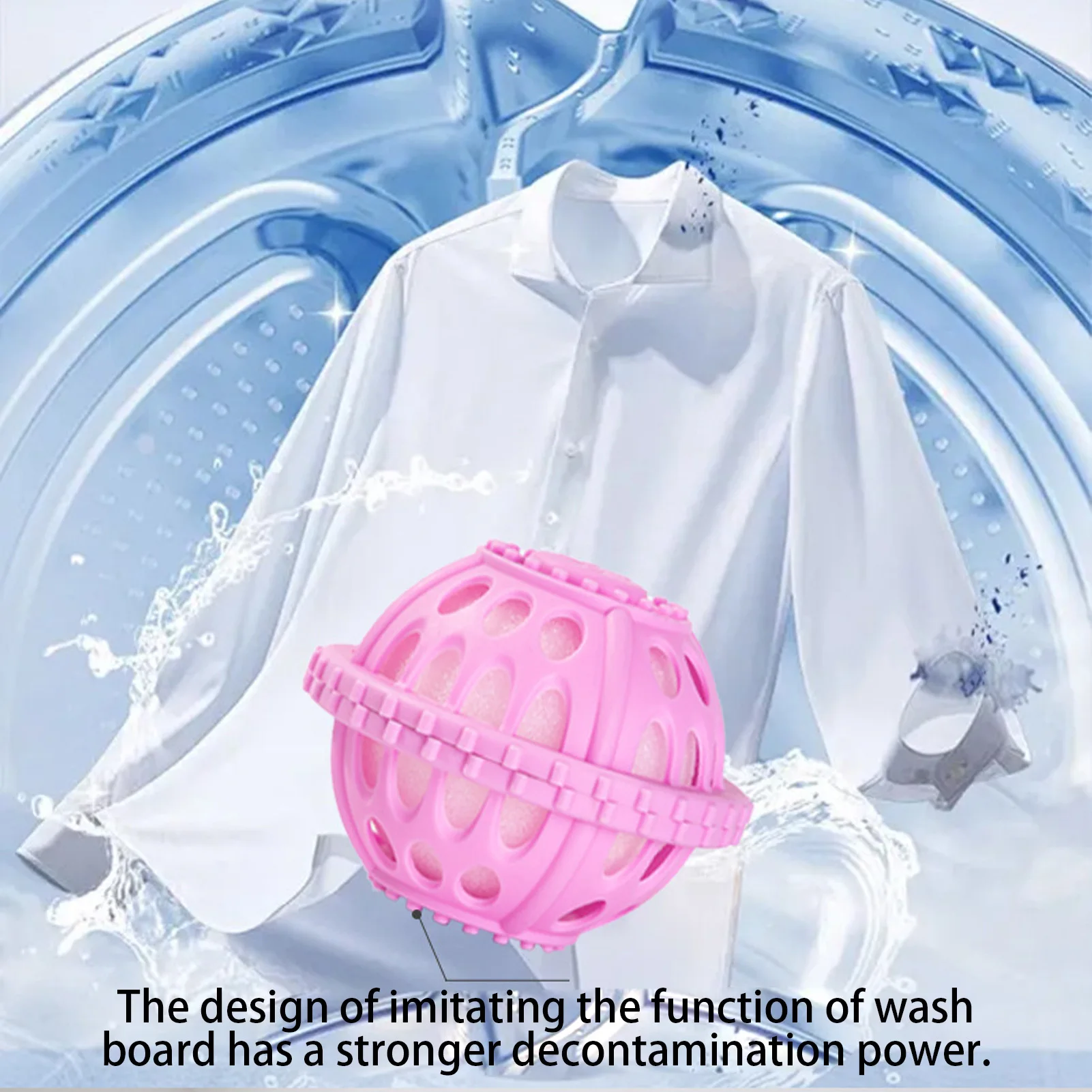 Laundry Balls For Washing Machine Non Detergent For Dryer Anti-Knot Cleaning Supplies Washing Machine Ball