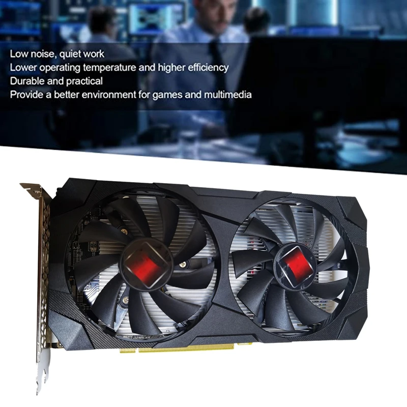 Фото Игровая видеокарта RX580 8G AMD, 8 ГБ GDDR5 256BIT 2048SP 1206 МГц/1500 МГц Φ X16 DVI DP-совместимый интерфейс (Downlo №2