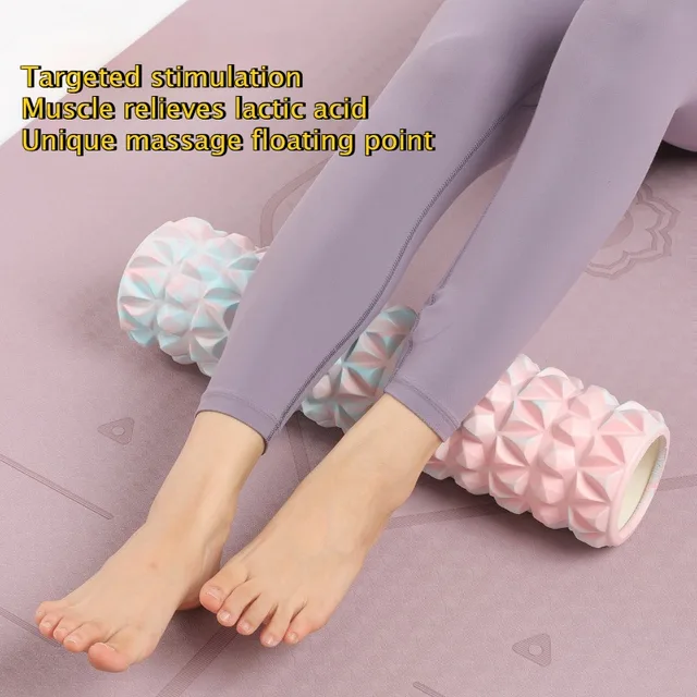 New EVA 30CM 45CM Foam Roller for Muscle Massage Gym Yoga Myofascial Release Lumbar Back Fitness Sports Shaft Roll Column 4