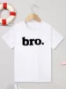 Fashion Girls Boys T-Shirts Top Clothes Oversized Bro Printing Kids Summer T-Shirts New High Quality Child Simple Cool 1
