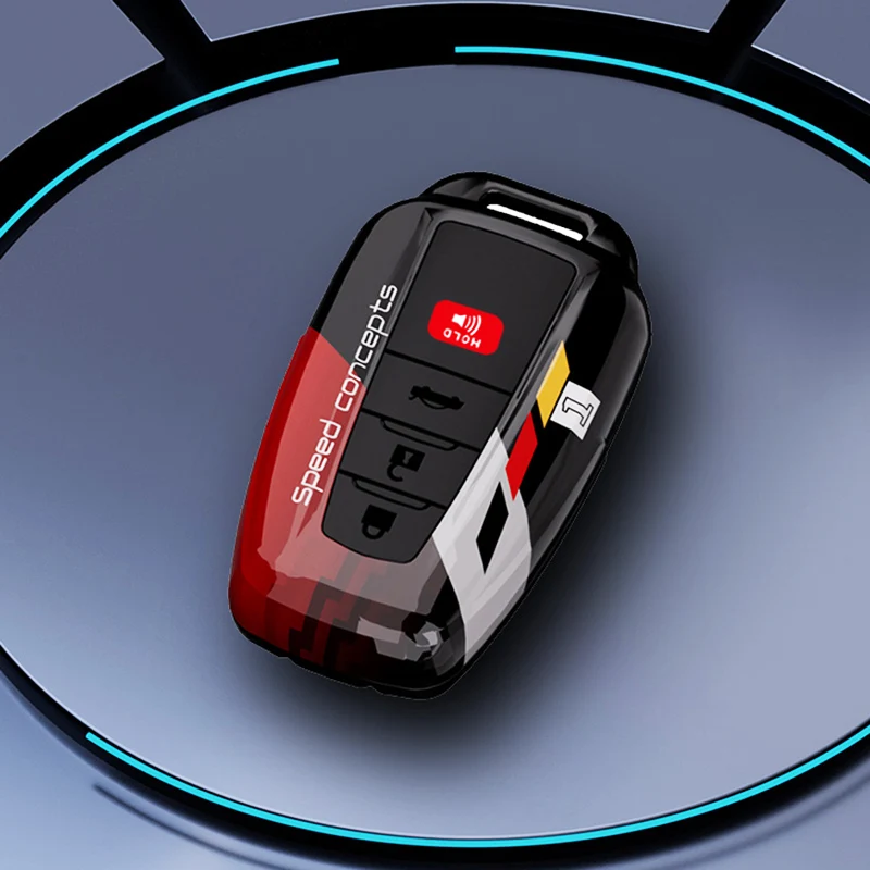 Premium Carbon ABS Car Key Case Protector - Enhanced Auto Accessory Cover