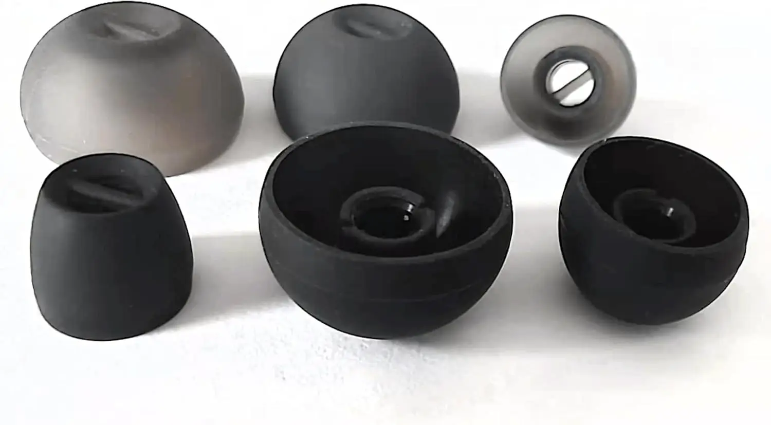8 Pcs For Sennheiser CX Plus/Momentum 2/CX 300S Ear Tips, XS/S/M/L 4 Size Replacement Soft Flexible Silicone Eartips Earbuds
