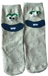 Cotton Novelty Gift Funny Happy Crew Socks (01)