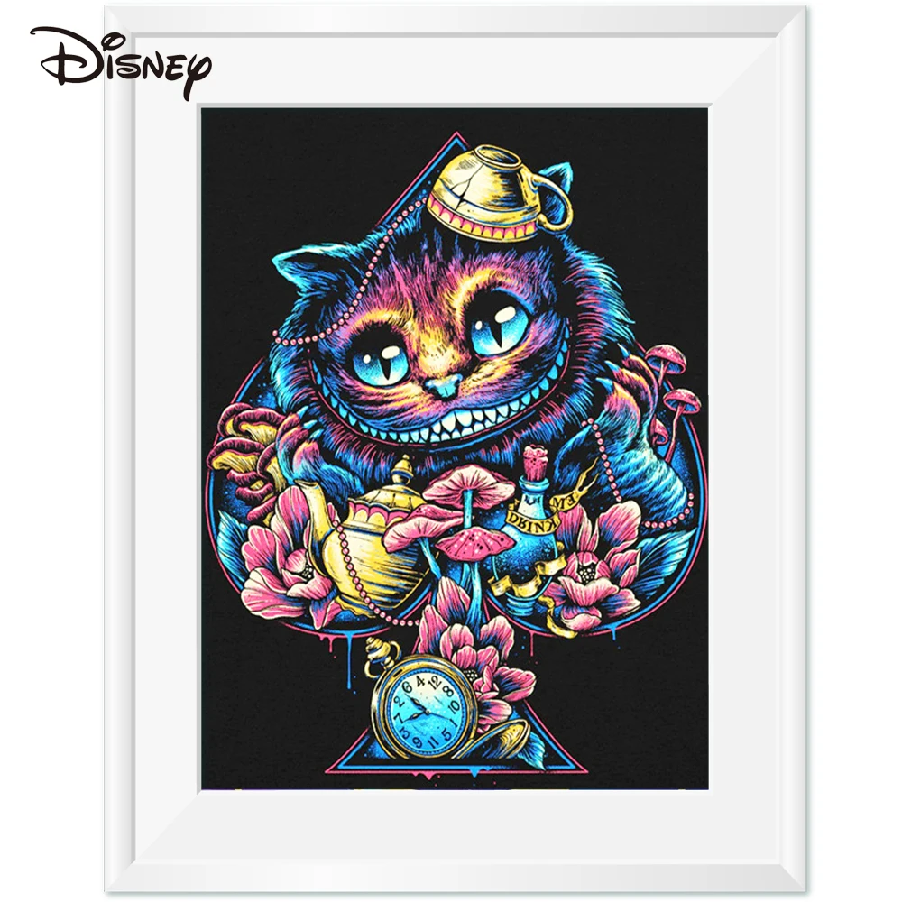 子供のためのディズニークロスステッチチェシャ猫,針,漫画の動物