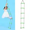 MagiDeal Safe Kids Indoor Outdoor Playhouse 6 Rungs Rope Climbing Ladder Play Sport Fun Toy for Garden Treehouse 120KG 2Colors 4