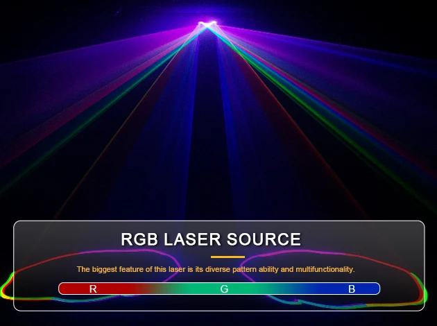 SHEHDS Neuer 2-Kopf RGB Laserprojektor mit DMX512-Steuerung Scanner Dual-Loch-Effekte für Nachtclub DJ Party KTV Hochzeit Bar Club – Detail 5