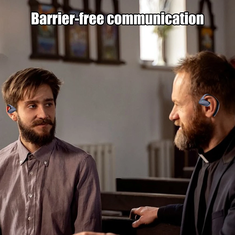 M8 Smart Voice Translator Wireless Bluetooth Earphones Translation Headphones 144 Languages instant Translate Voice Translator