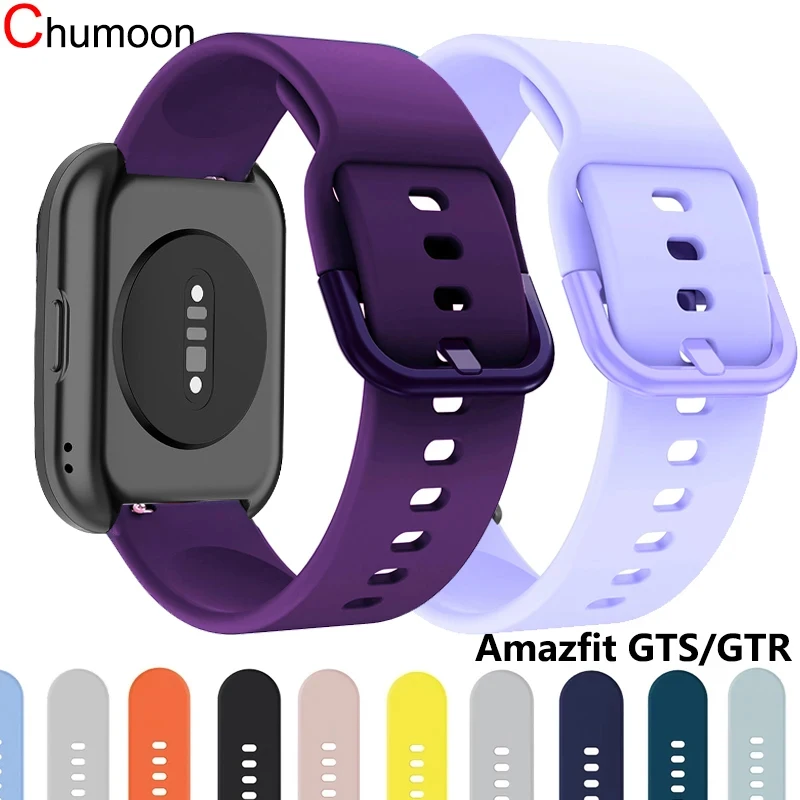 Universal Silicone Smartwatch Band - 20mm/22mm Strap in Multiple Sizes