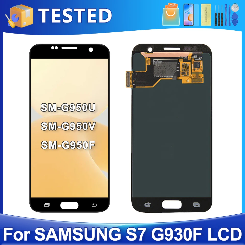 S7 5.1 ''Per Samsung Per Ori G930A G930P G930F G930S G930L G930K Display Lcd Touch Screen Digitizer Assembly Sostituzione