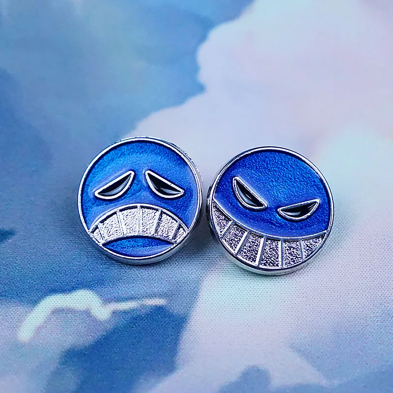 Japanese Anime Pins Ace Cap Lapel Pins for Backpack Brooch Metal Enamel Pin Manga Brooches for