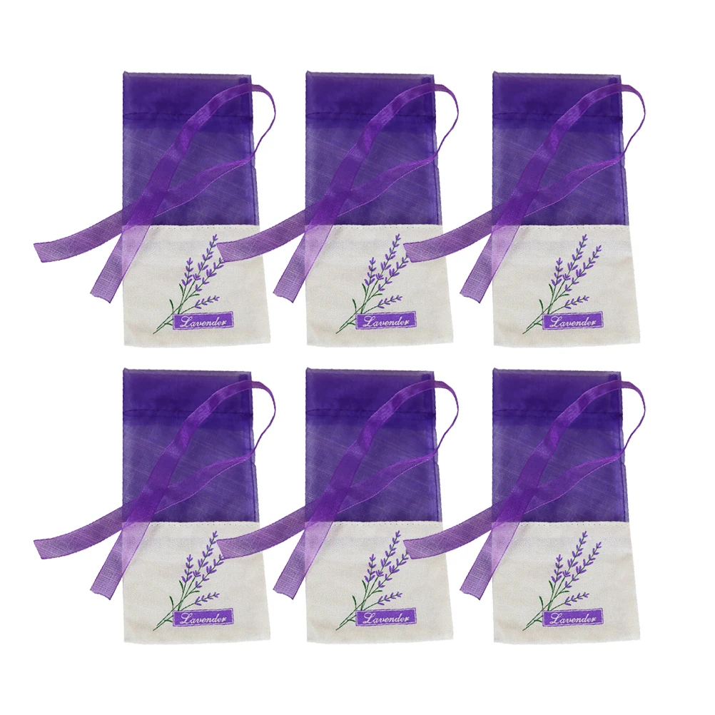 75pcs Empty Lavender Bags Floral Printing Fragrance Pouch Sachets Bag Drawstring Empty Lavender Pockets For Relaxing Sleeping