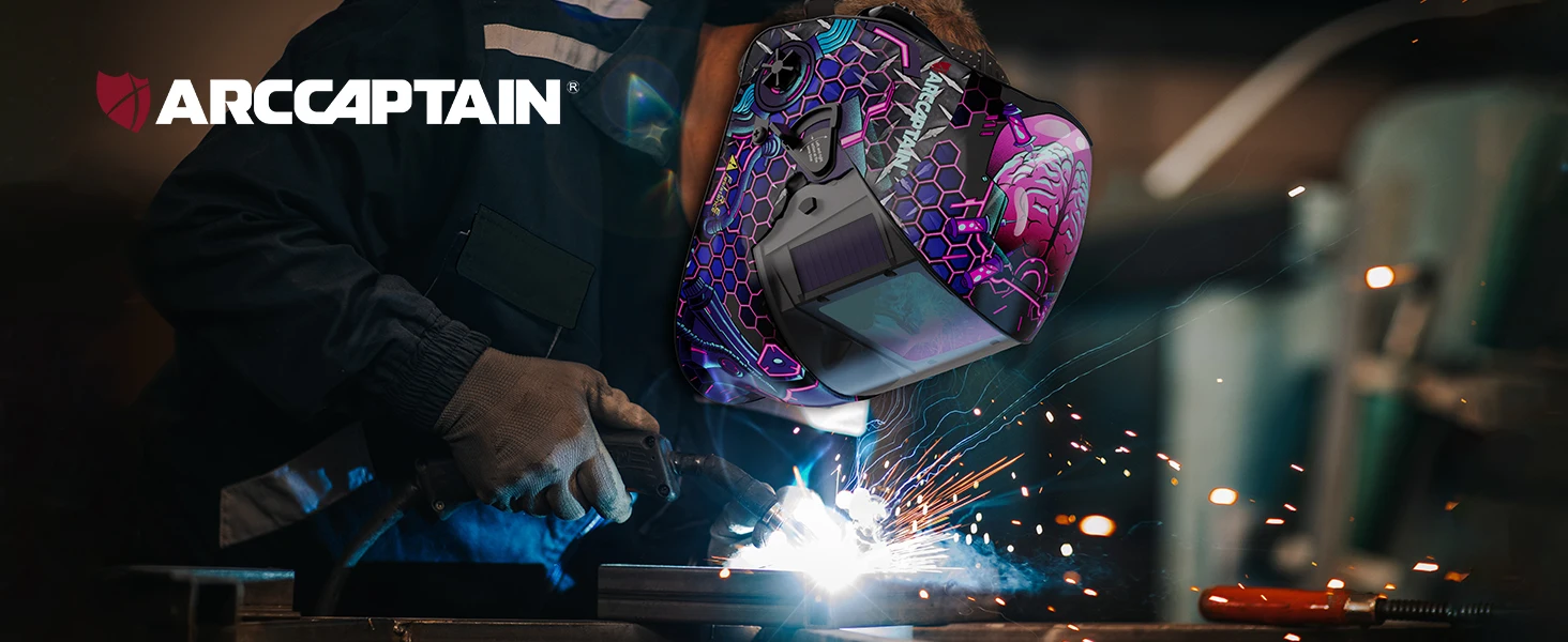 Casco de Soldadura ARCCAPTAIN – 3 Beneficios Clave con Oscurecimiento Automático