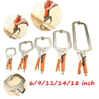 C Type Clip Vise Grip Woodworking Face Clamps 1