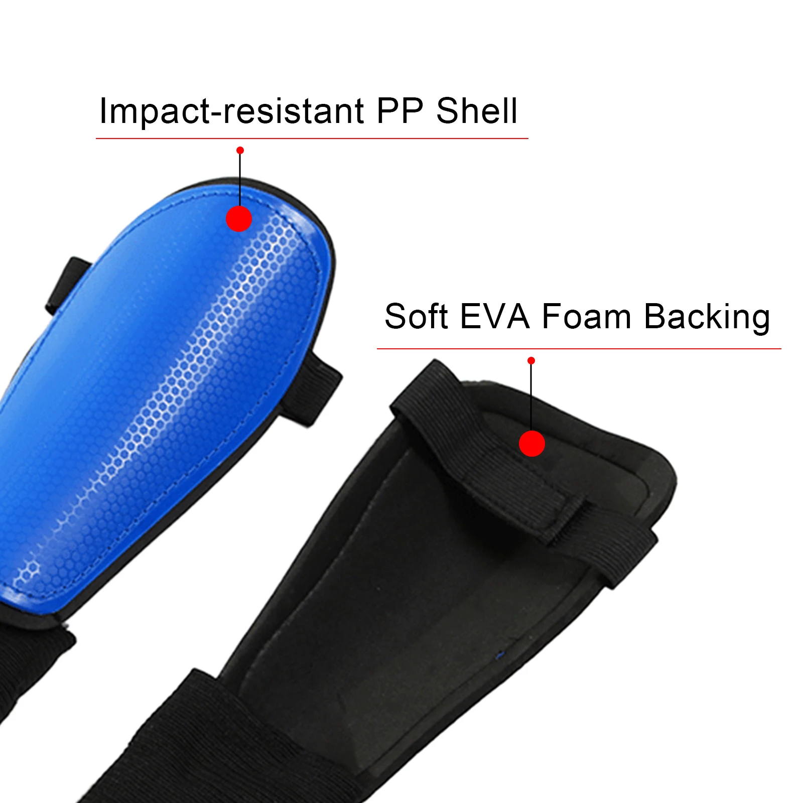 Soccer Shin Guard Ankle Protector Adjustable Straps Football Protective Gear Equipment For Kids Youth Adults