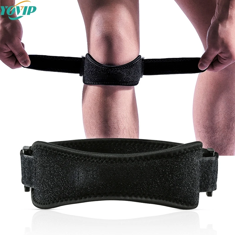 

1PCS Adjustable Knee Patellar Tendon Support Strap Band Knee Support Brace Pads For Running Basketball Outdoor Sport