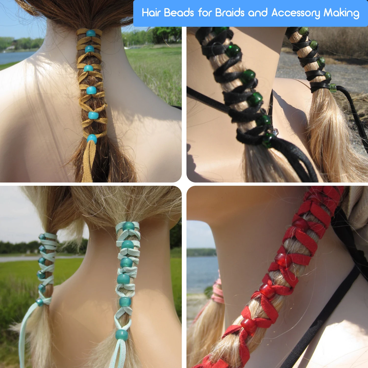 Set Da 100 Pezzi Di Perline Pony Multicolori Di Alta Qualà - Foto 3