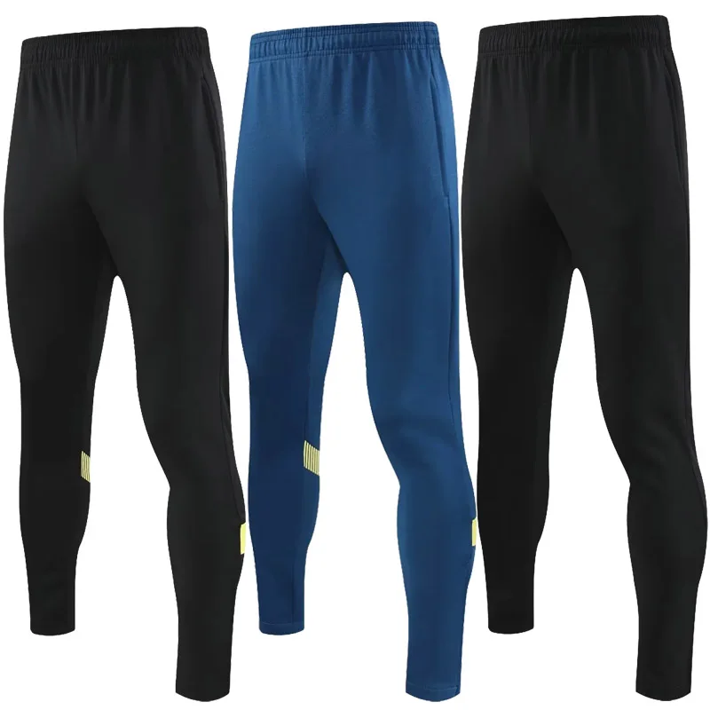 Running Pants Soccer Pants Men Jogger Pants Winter Thicken Soccer Training Pants Men Sports Running Pants zipper Pockets Men Jogging Goalkeeper Football Man Running