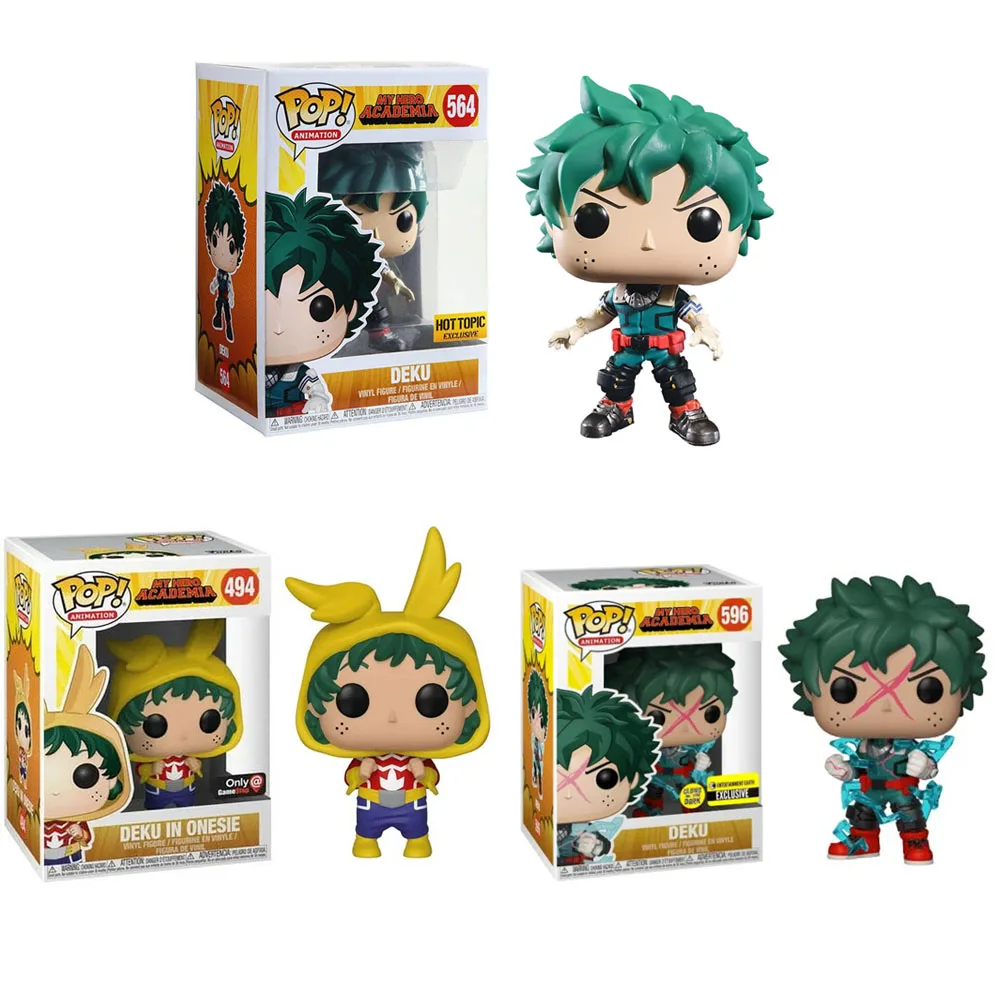 thumbnail image 2 of Funko Pop Deku #564 #596 Deku en mono #494 Animación My Hero Academia Figura de acción de vinilo Juguetes Muñecas Regalos, 2 of 5