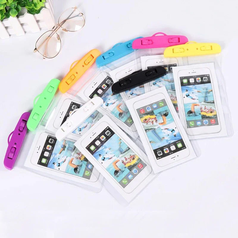 Phone Waterproof Bag Pouch Travel Accessories for Dry Bag Swimming Bag Summer Beach Swimming Transparent PVC