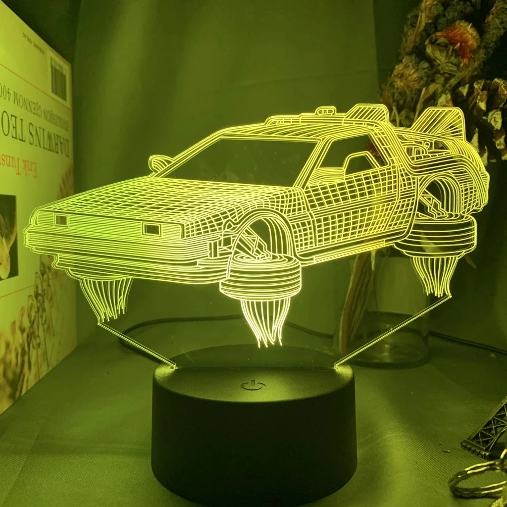 

Science Fiction Car Led Night Light for Kids Bedroom Decor Unique Birthday Gift for Children Study Room Desk 3d Lamp Sci-fi Car