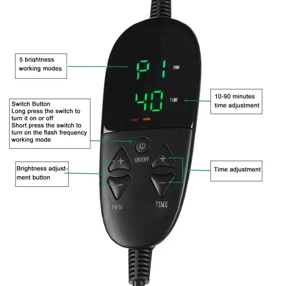 Led Red Light Product Controller led beauty lamp