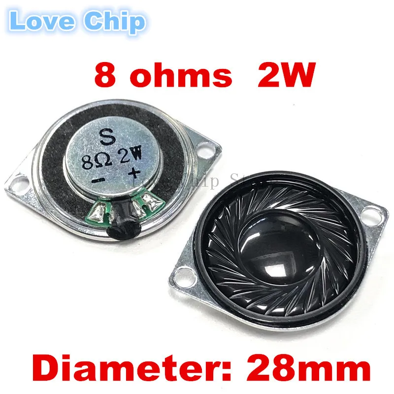 Ultra-thin speaker with ears ohms watt 2W 8R trumpet Diameter