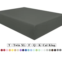 Ntbay Microfiber Breathable Fitted Sheet with Deep Pocket, Ultra Soft and Cozy Fitted Bed Sheet 1