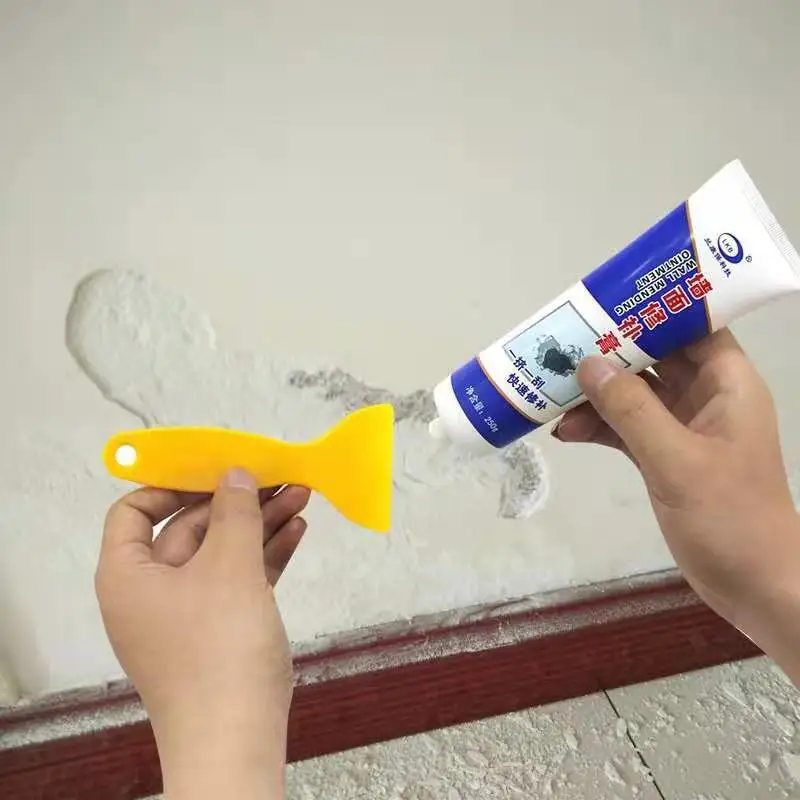 250g Waterproof White Latex Paint Wall Repair Cream Patching Wall Repair Tools Wall Viscous Repair Paste Strong For Home C7M8