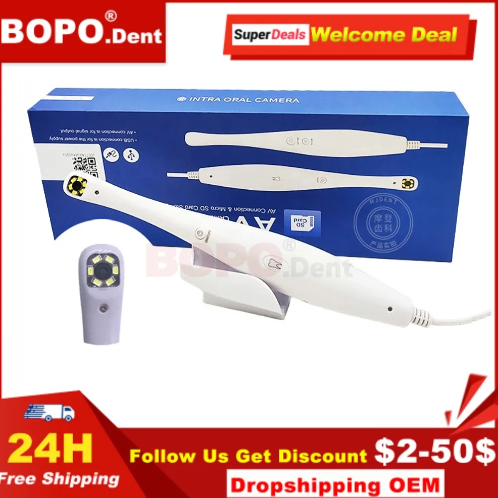 DentalEndoscopyDentistryLEDOralEndoscopeHandleTVScreenTV