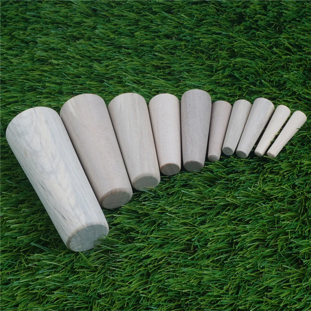 10Pcs Wooden Hole Plugs Kit 7 Sizes Marine Tapered Conical Drain Stopper scupper plugs for boats Yacht Parts and Accessories 4