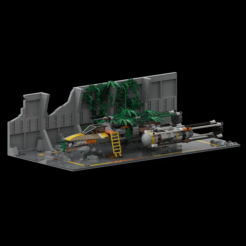 

NEW 965PCS Famous star Movie MOC Abandoned Interstellar spacecraft Y Wing DIY creative ideas Children Toy Birthday Gift Blocks