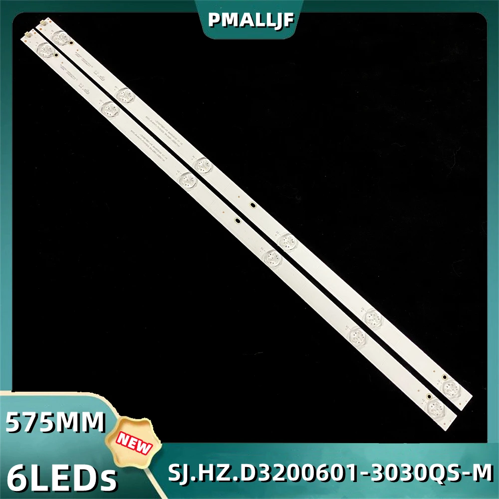 Conjunto Led Backlight Strip Sj.hz.d32006013030qs-m 6leds 575 mm 1.14md320040 Peças