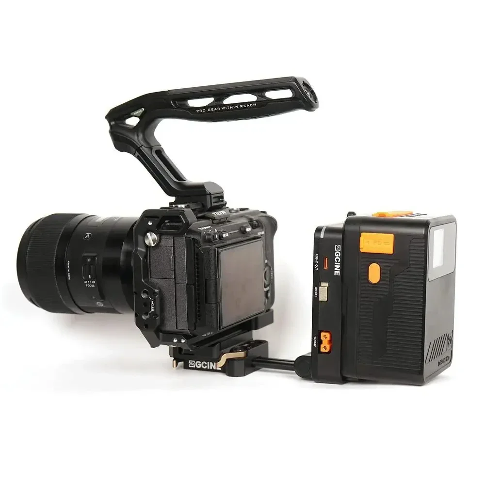 ZGCINE VM-VP4 V-Mount Battery Plate with Arca-Swiss Dual Quick Release Plate for