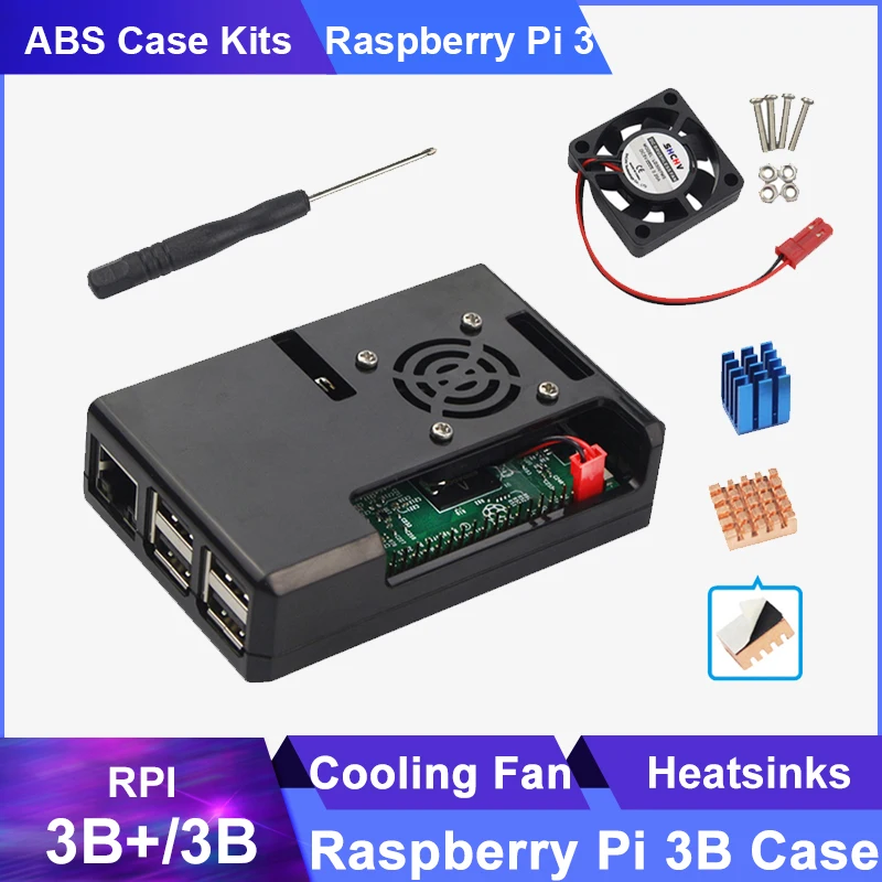 Raspberry Pi 3 Case Box Cooling Fan | Raspberry Pi Case Fan Power Raspberry 3 - Aliexpress