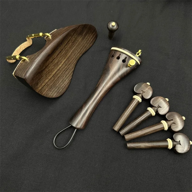 Violon 4/4 Adulte Mentonnière Violon Bois Avec Liège - Pour Violons 3/4 Et 4/4 - Confort Et Protection Support Menton