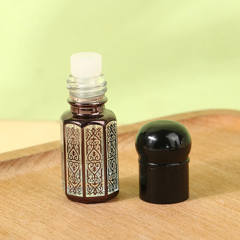 Portable Essential Oil Ball Empty Bottle Upscale Perfume Walk Bead Bottle Massage Smear Small Sample Glass 3ml/6ml/12ml