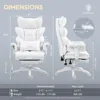 Big and Tall Office Chair with Pocket Spring Cushion and Lumbar Support,High Back Computer Gaming Chairs with Adjustable Armrest 5