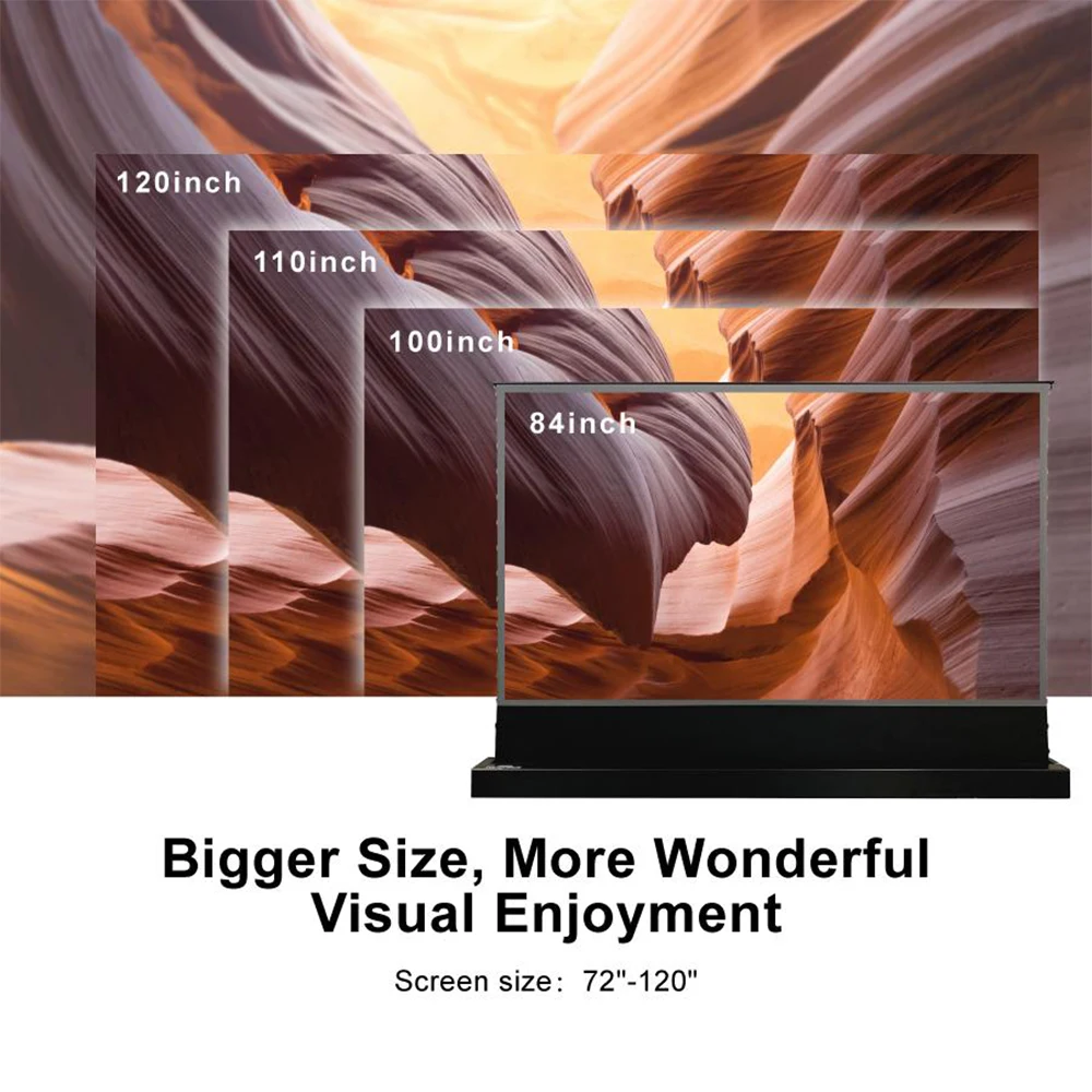 VIVIDSTORM S PRO شاشة أرضية توتر كهربائية 120 بوصة...