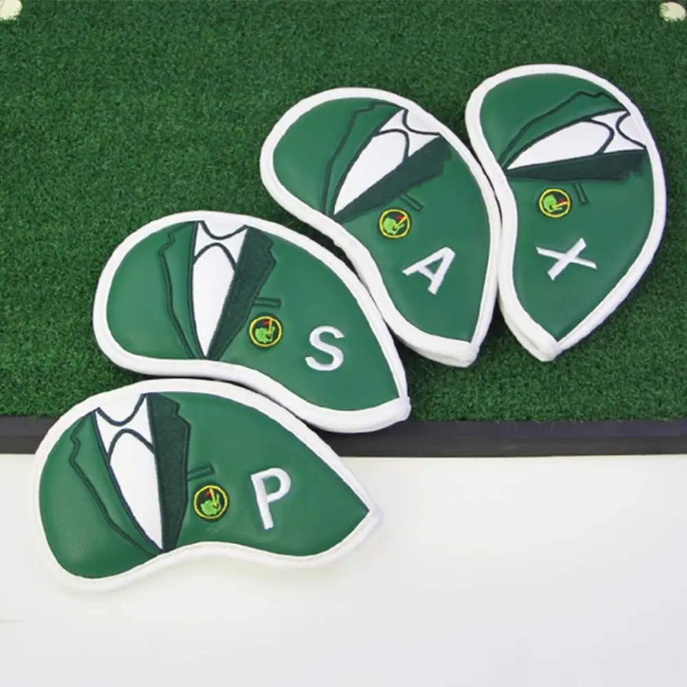 

4-9,P,S,A Embroidery With Number Design Protective Cover Golf Club Cover Golf Headcovers Head Cover Golf Iron Headcover