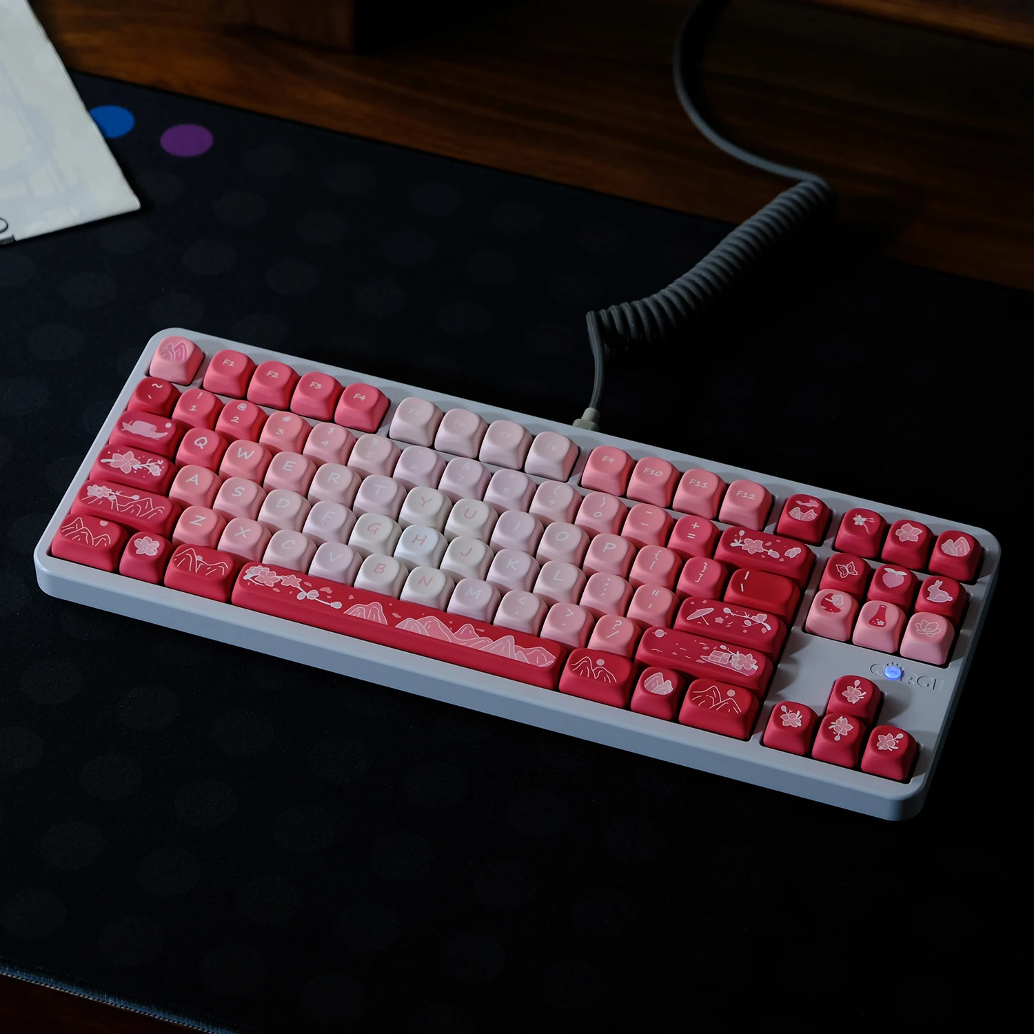 Sublimação Dye PBT, Teclado Mecânico Interruptor MX, 61, 68, 67, 87, 84, 98