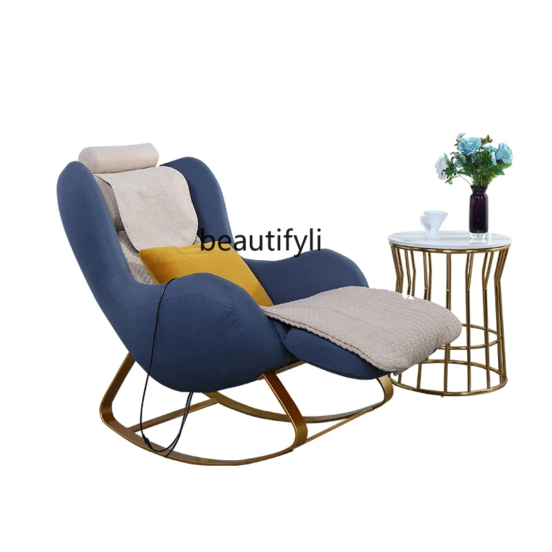 

Кресло-качалка для взрослых, кресло-качалка из ткани для дома и балкона, для отдыха, для ленивых, всего тела, Маленькое кресло