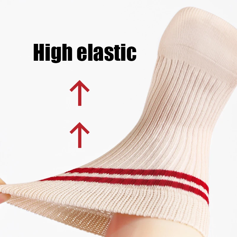 Spring Mid Tube Baby Socks Sport Soft Children Kids Socks Breathable Kids Boys Girl Socks Strip Mid Tube Socks 3
